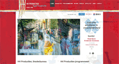 Desktop Screenshot of hhproducties.nl